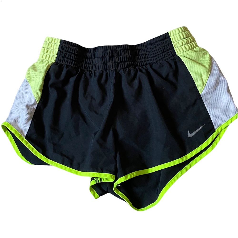 Black and Yellow Nike Workout Shorts